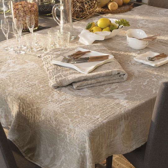 Nappe Mille Bloom Garnier Thiebaut naturel - 2 tailles
