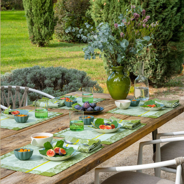 4 sets de table Le Jacquard Français Voyage Iconique - 3 coloris