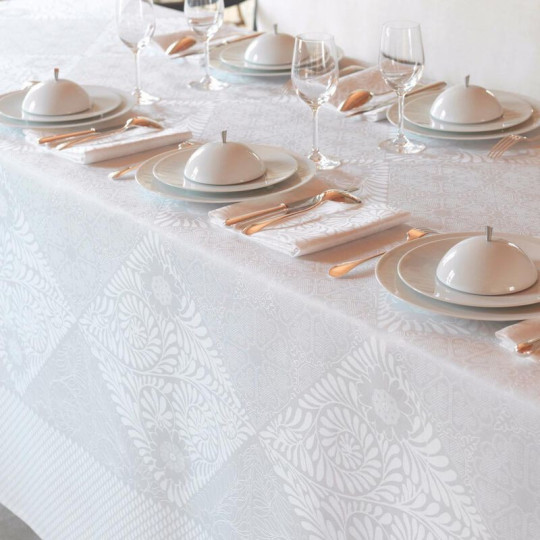 4 serviettes de table Le Jacquard Français Bosphore
