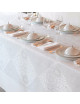 4 sets de table Le Jacquard Français Bosphore en coton et lin 54x38cm