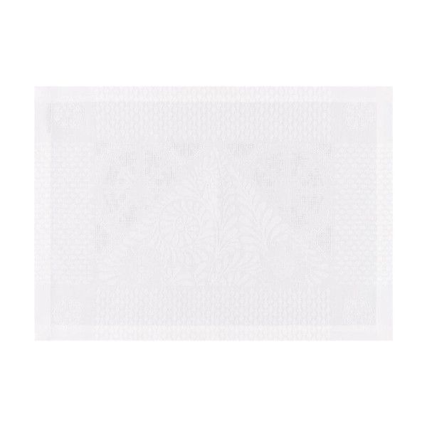 4 sets de table Le Jacquard Français Bosphore en coton et lin 54x38cm