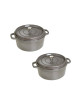 2 mini cocottes Staub 12cm - 2 coloris