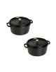 2 mini cocottes Staub 12cm - 2 coloris
