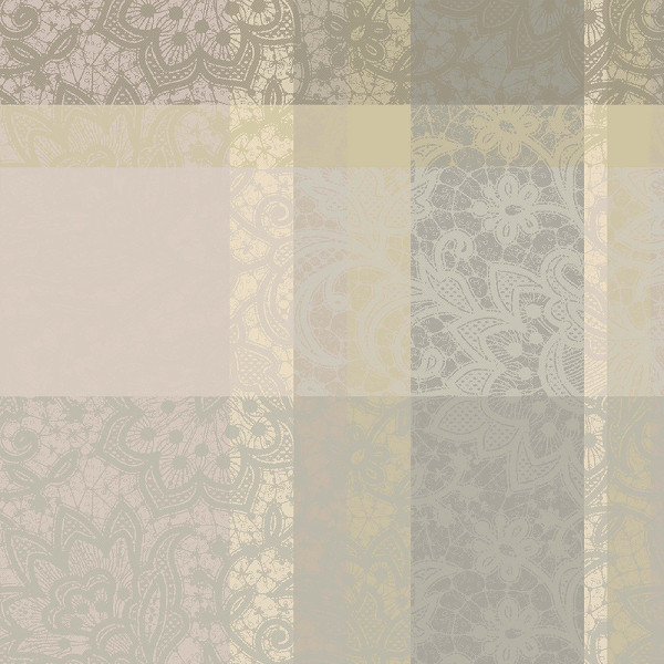 4 serviettes de table Mille dentelles naturel Garnier Thiebaut