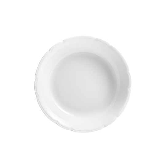6 Assiettes Réminiscence blanc Degrenne - 3 tailles