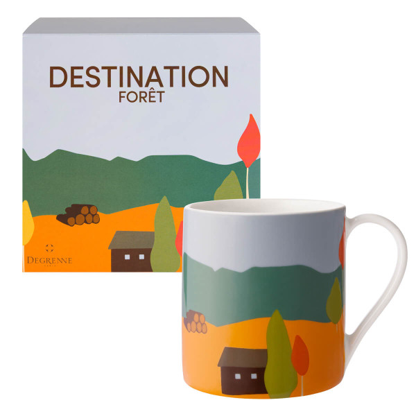 Mug DEGRENNE en porcelaine Destination Forêt