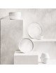 6 Assiettes Brume Degrenne - 3 coloris 2 tailles