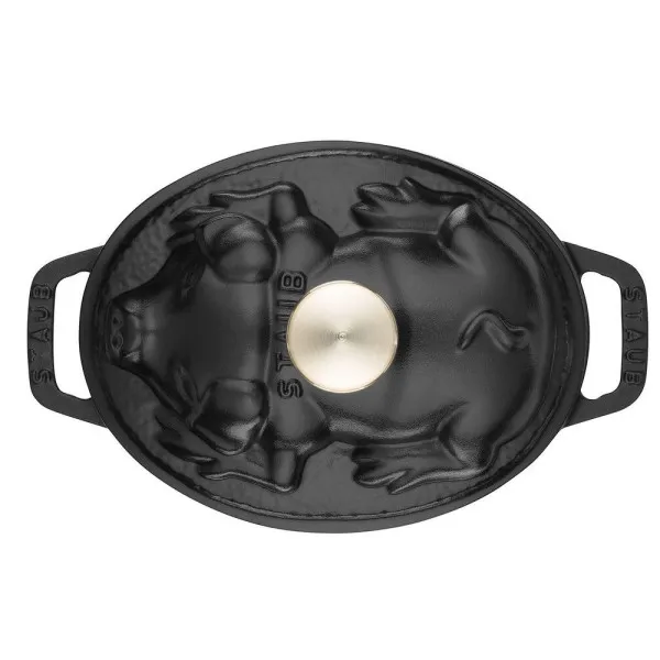 Cocotte cochonnet STAUB 17cm en fonte - 2 coloris