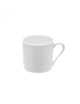 6 tasses et soucoupes L Blanc Degrenne - 2 tailles
