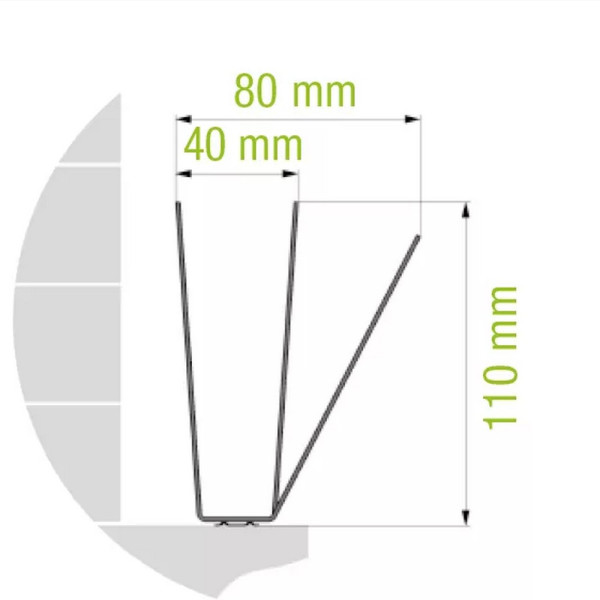 Pics anti-oiseaux OISIPIC 80 - 5 mètres linéaires