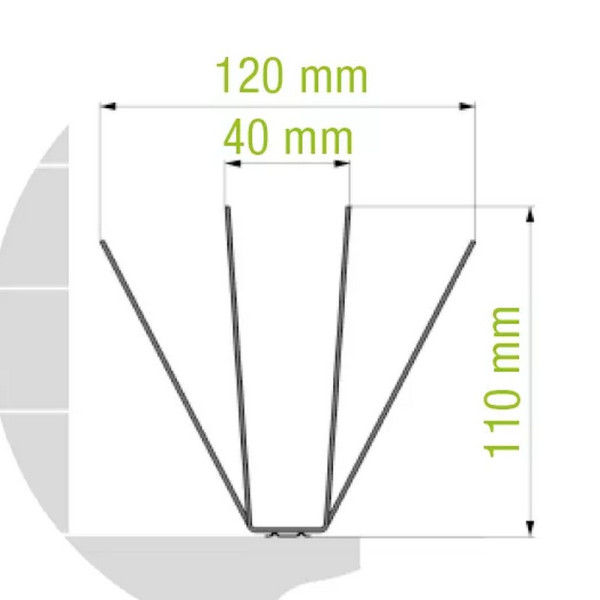Pics anti-oiseaux OISIPIC 120 - 25 mètres linéaires