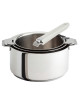 Batterie de 3 casseroles CRISTEL Mutine Evolution + 1 poignée amovible - 6 coloris
