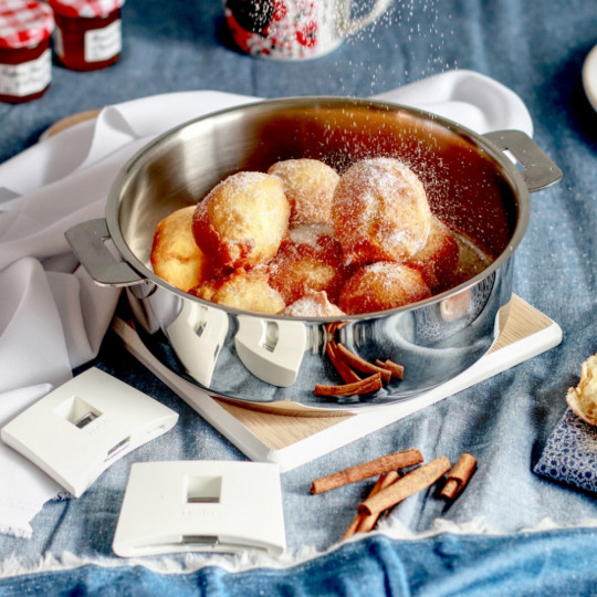 Sauteuse CRISTEL Mutine amovible en inox - 6 tailles