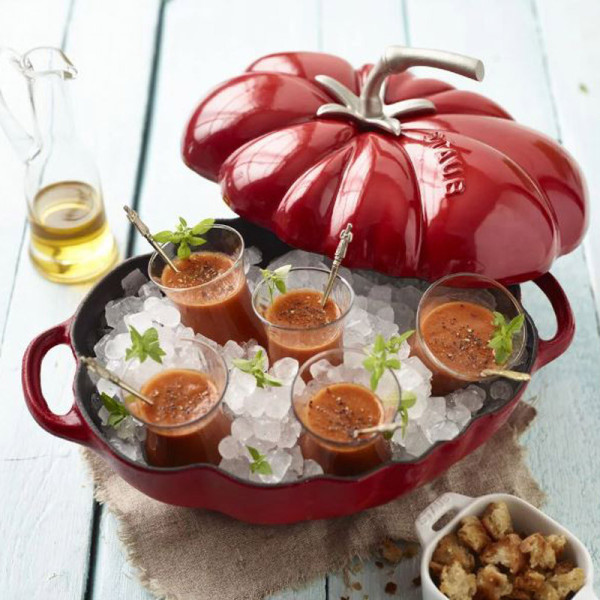 Cocotte tomate STAUB 25cm