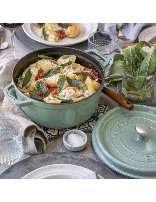 Cocotte STAUB en fonte Sauge - 2 tailles