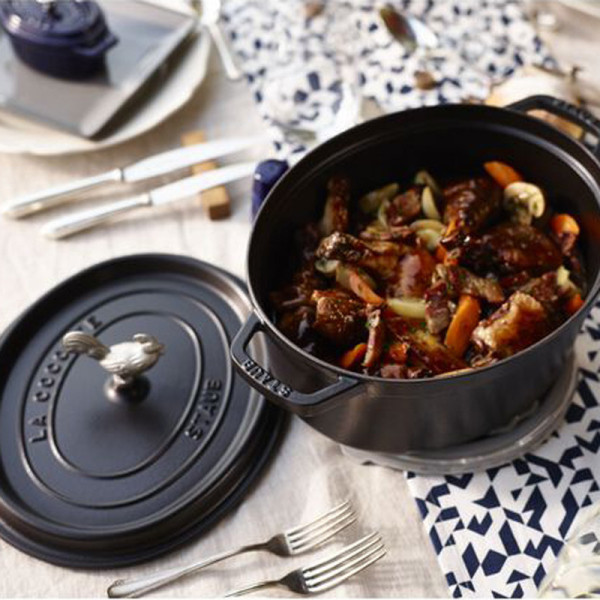 Cocotte en fonte STAUB 37cm - 3 coloris