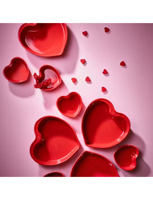 Moule coeur rouge Peugeot For you - 2 tailles