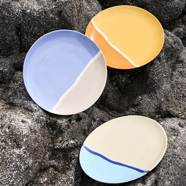 6 assiettes Destination Degrenne - 4 coloris