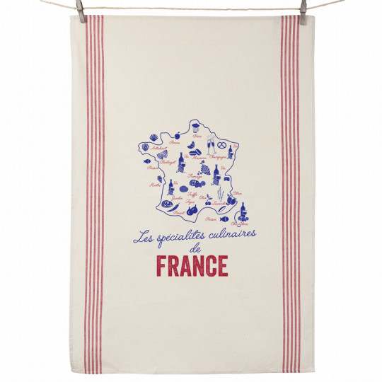 Torchon Léon Spécialités Tissages de l'Ouest coton