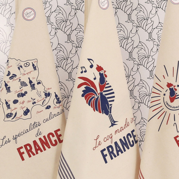 Torchon Tissages de l'Ouest Léon Spécialités coton