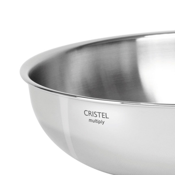 Poêle Sautoir Castel Pro CRISTEL inox - 6 tailles