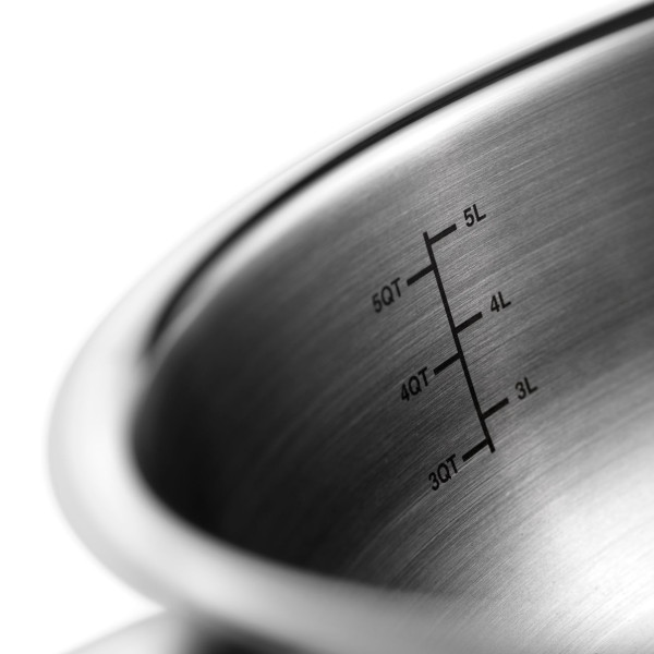 Set batterie 3 casseroles Cristel Castel Pro avec couvercles 16 18 20cm