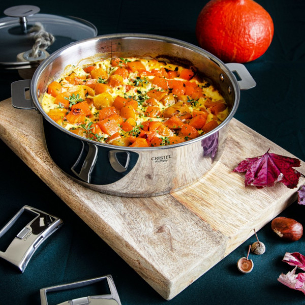 Sauteuse et accessoires en inox Casteline Cristel - 4 tailles