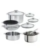Set batterie CRISTEL Casteline 12 pièces amovibles en inox