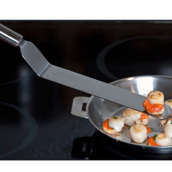 Spatule coudée en inox Cristel