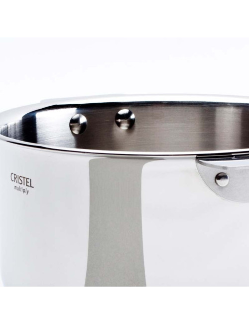 Set batterie CRISTEL Casteline 3 casseroles et 1 poignée Zenith amovible - 2 coloris