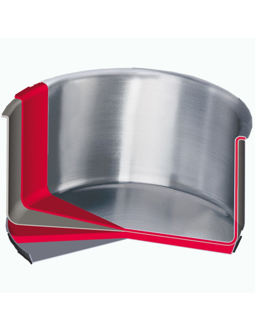 Set batterie CRISTEL Casteline 3 casseroles et 1 poignée Zenith amovible - 2 coloris