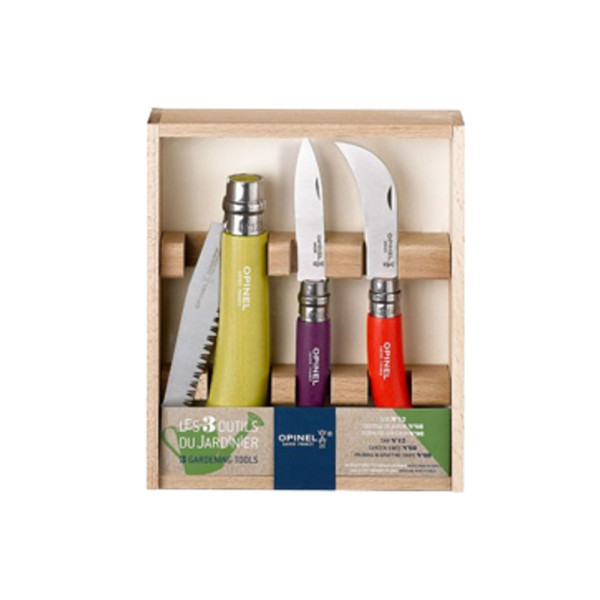 Coffret du jardinier Opinel avec 3 outils