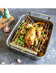 Plat à four inox Roaster Cristel - 2 tailles 35 ou 40cm