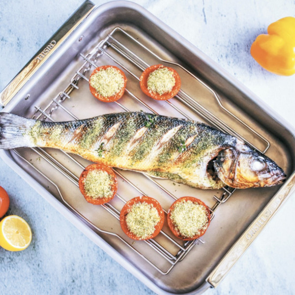 Plat à four inox Roaster Cristel - 2 tailles 35 ou 40cm