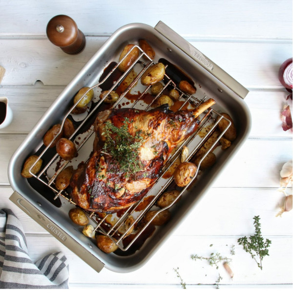 Plat à four inox Roaster Cristel - 2 tailles 35 ou 40cm