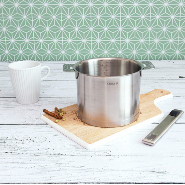 Casserole haute inox Cristel Strate 14cm