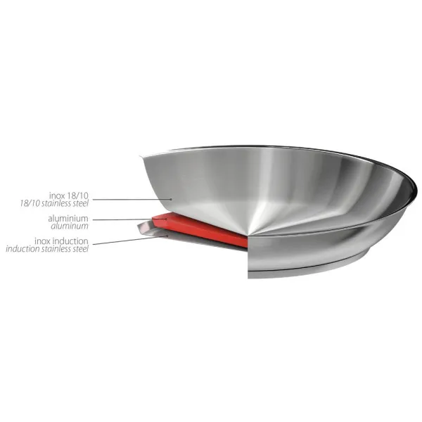 Poêle haute inox CRISTEL Strate - 2 tailles