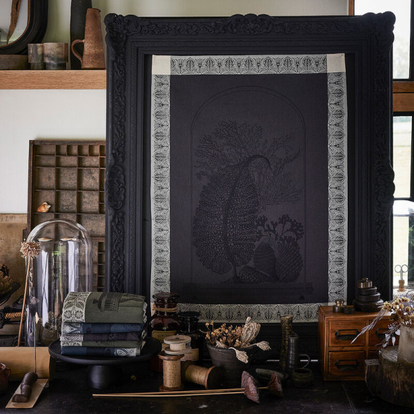 Torchon LE JACQUARD FRANCAIS Curiosités Minérales en coton