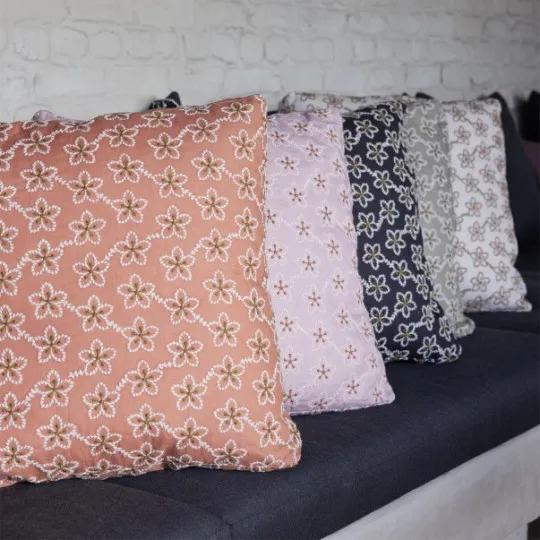 Housse de coussin Alexandre Turpault Fleurs 45x45cm - 5 coloris