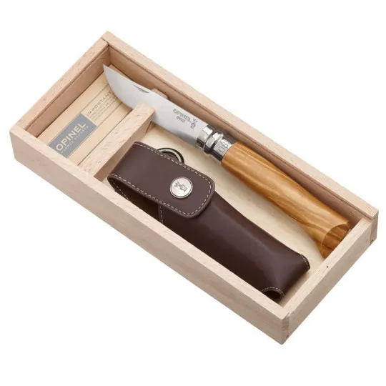 Opinel n°8 Tradition Luxe Olivier