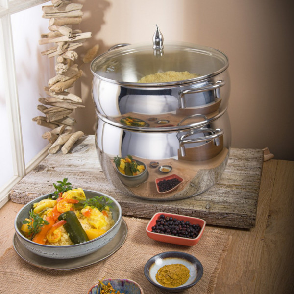 Couscoussier inox Médina 26cm Cristel