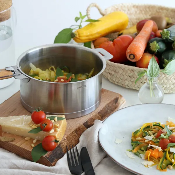 Casserole CRISTEL Strate amovible en inox - 5 tailles
