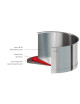 Sauteuse en inox Cristel Strate amovible - 6 tailles