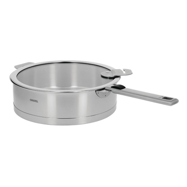 Sauteuse en inox Cristel Strate amovible - 6 tailles