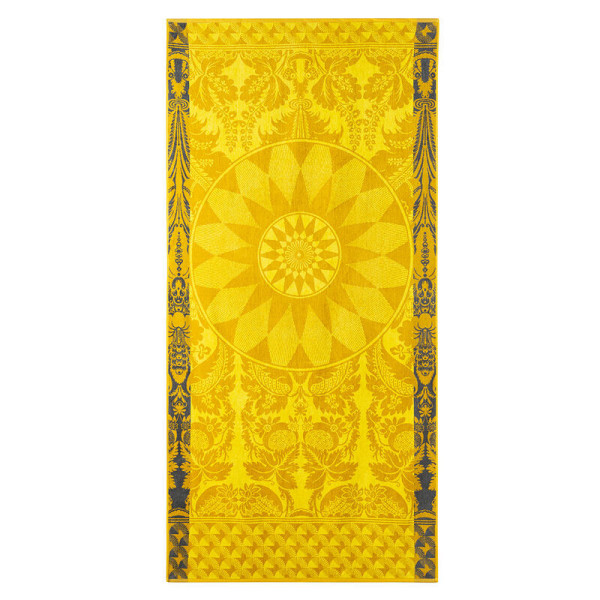 Serviette de plage LE JACQUARD FRANCAIS Soleil Jaune