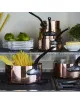 Casserole professionnelle BAUMALU en cuivre étamé - 5 tailles