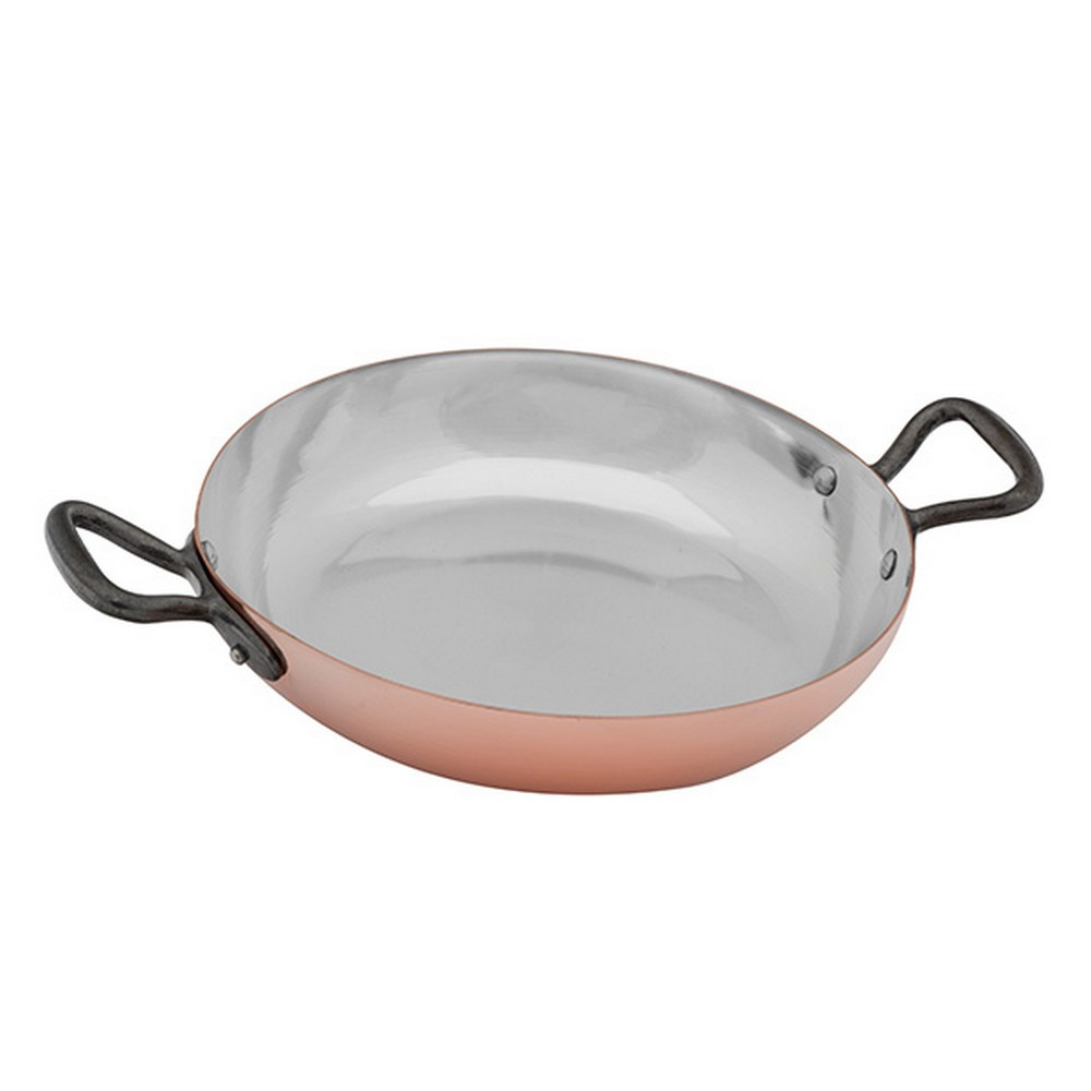 Cocotte En Cuivre Professionnelle 22 Cm - Interne étamé - Fabriquée En Italie