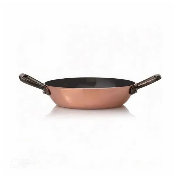 Plat rond professionnel cuivre étamé Baumalu - 2 tailles