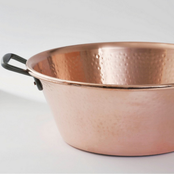 Bassine à confiture Baumalu 40cm pour induction cuivre martelé