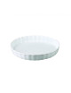 Moule à tarte APILCO 30cm blanc en porcelaine